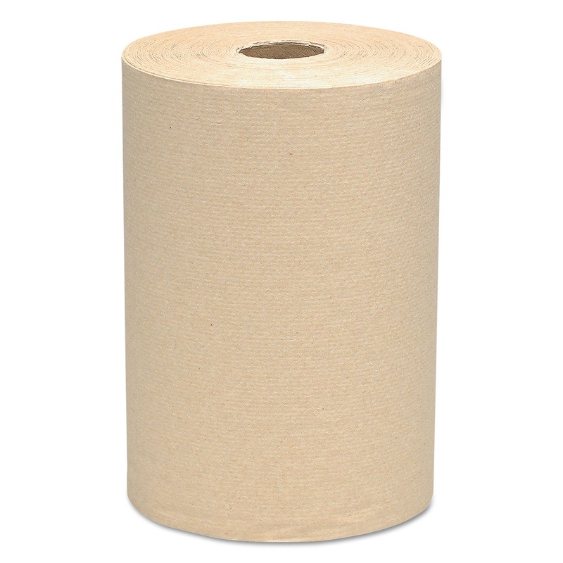 ESSENTIAL HARD ROLL TOWEL, 100% RECYCLED, 1.5″ CORE, 8 X 400 FT, NATURAL, 12/CT