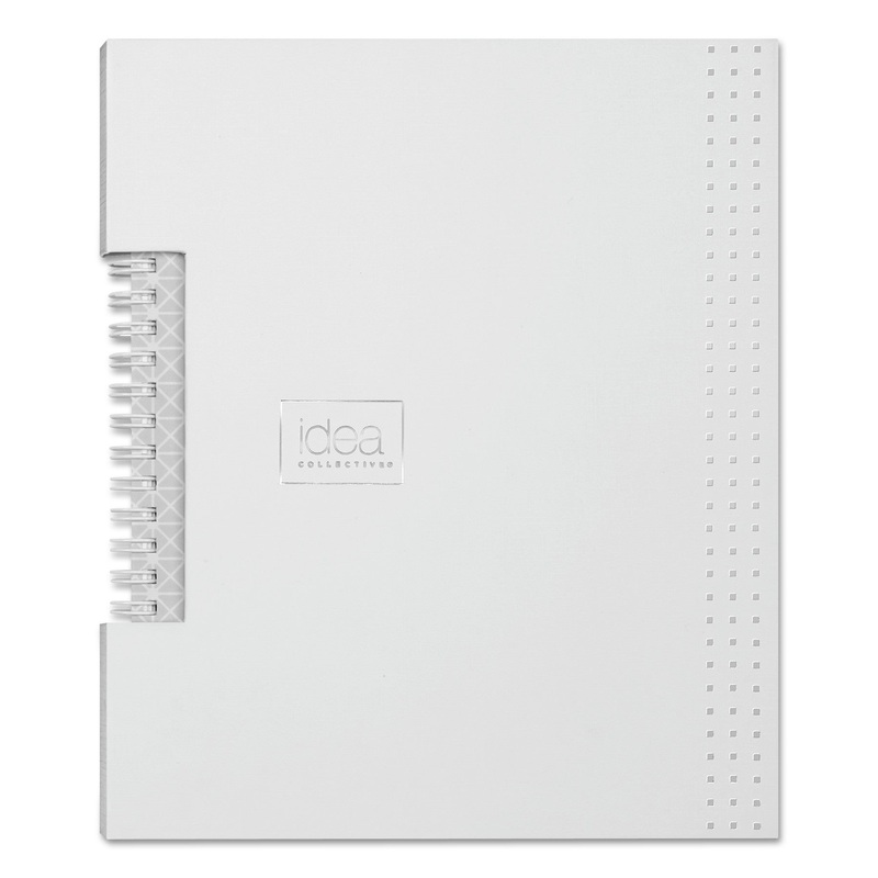 IDEA COLLECTIVE PROFESSIONAL WIREBOUND NOTEBOOK, WHITE, 5 7/8 X 8 1/4, 80 PAGES