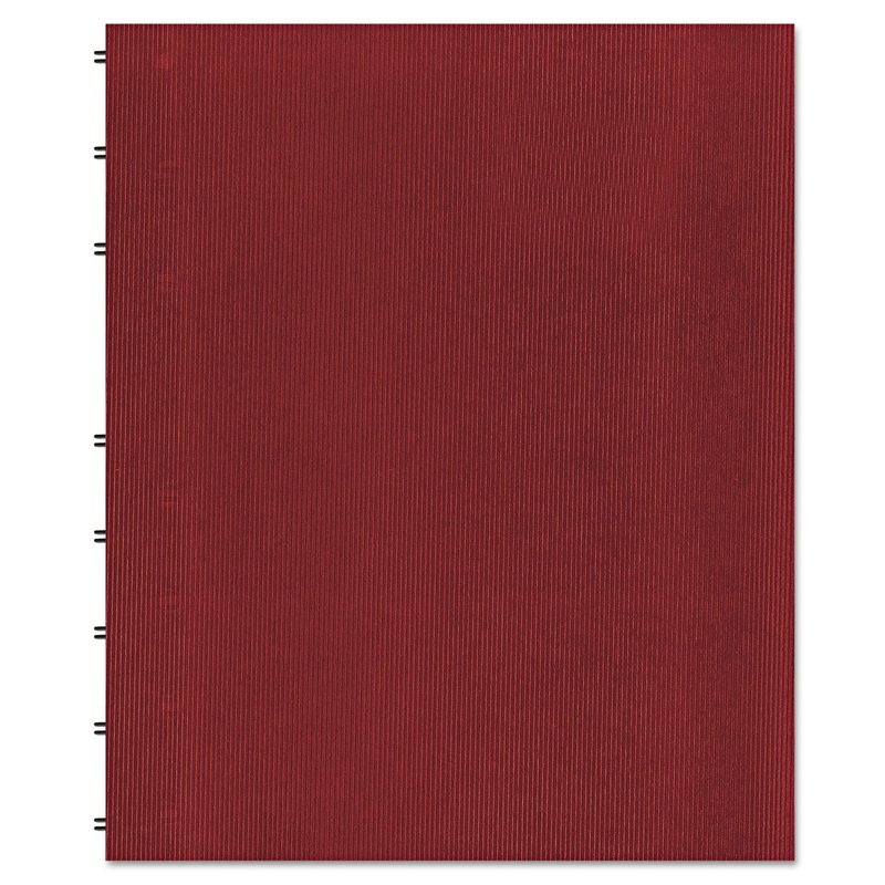MIRACLEBIND NOTEBOOK, 1 SUBJECT, MEDIUM/COLLEGE RULE, RED COVER, 11 X 9.06, 75 SHEETS