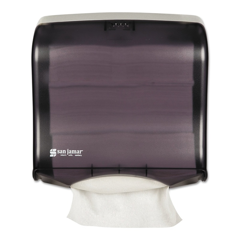 Ultrafold Fusion C-Fold & Multifold Towel Dispenser, 11 1/2×5 1/2×11 1/2, Black