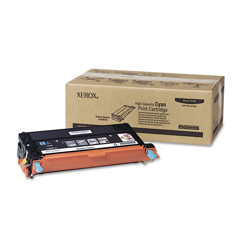 113r00723 High-Yield Toner, 6000 Page-Yield, Cyan