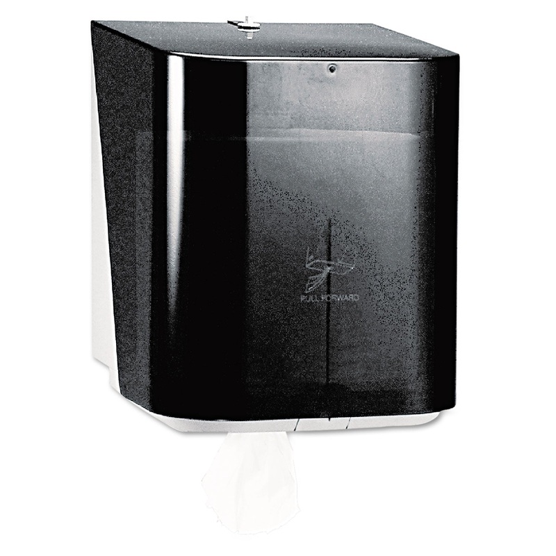 In-Sight Sr. Center-Pull Dispenser, 10 13/20w X 10d X 12 1/2h, Smoke/gray