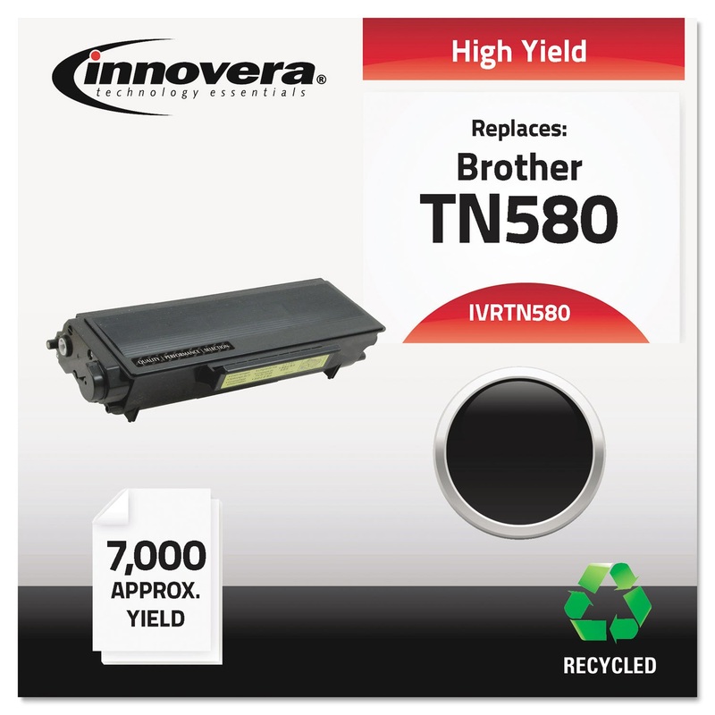 REMANUFACTURED TN580 HIGH-YIELD TONER, 7000 PAGE-YIELD, BLACK