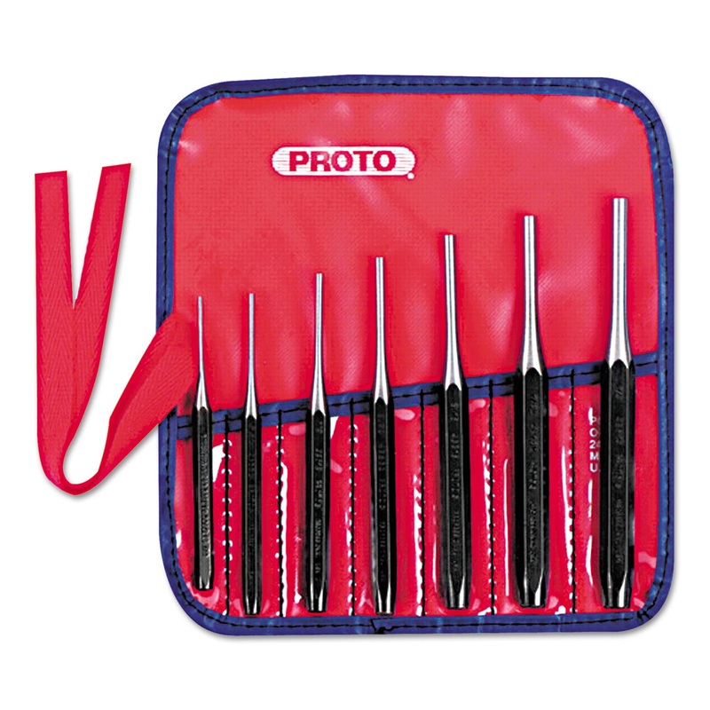 7-Piece Super-Duty Drive Pin Punch Set