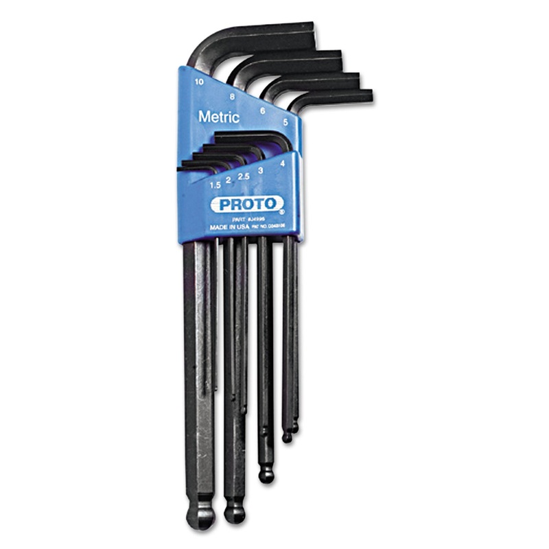 9-Piece Metric Ball-Hex L-Key Set