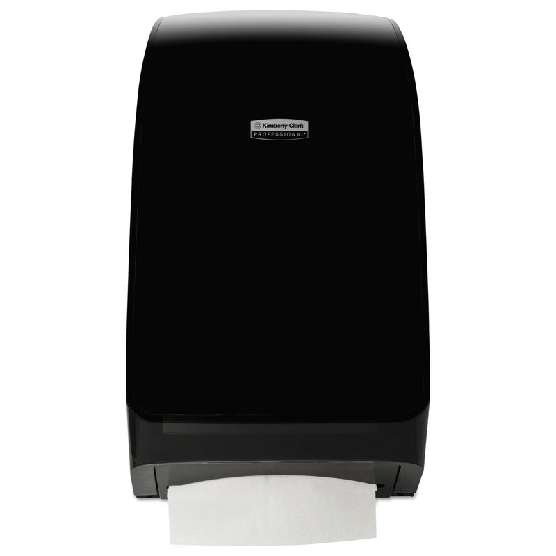 MOD* SCOTTFOLD* TOWEL DISPENSER, PLASTIC, BLACK, 10 3/5 X 5.48 X 18.79