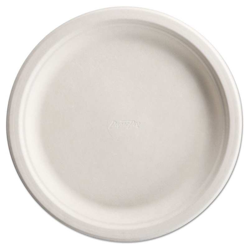 Paperpro Naturals Fiber Dinnerware, Plate, 10 1/2″ Round Natural 125/pk 4 Pk/ct