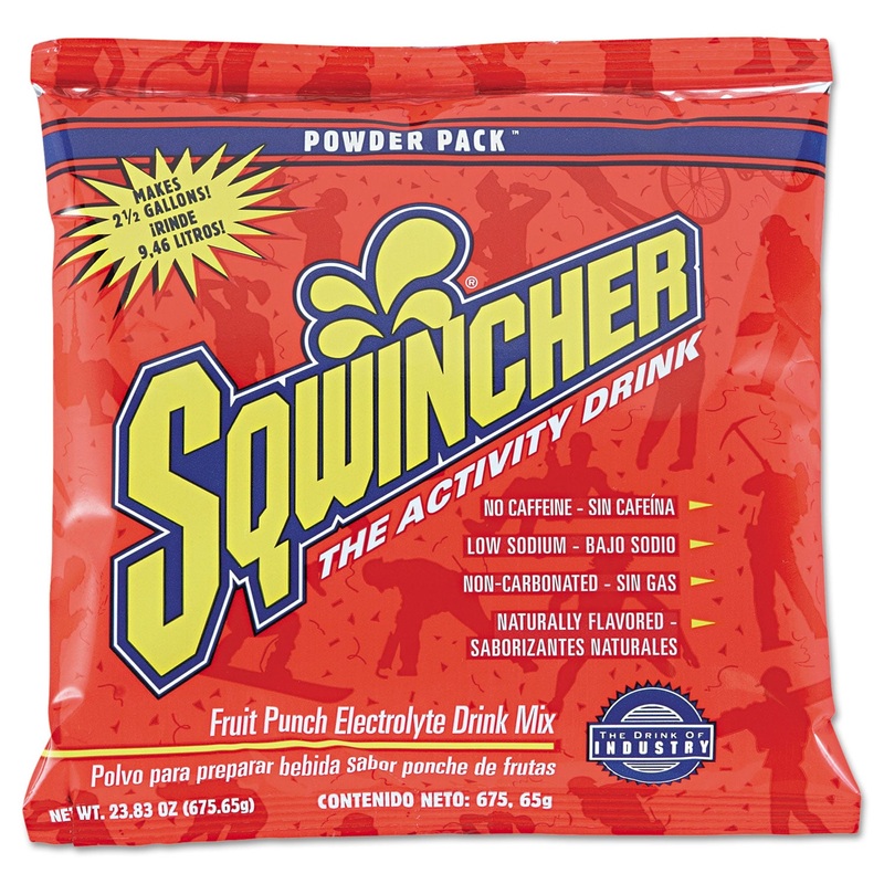 Powder Pack Concentrated Activity Drink, Fruit Punch, 23.83 Oz Packet, 32/carton