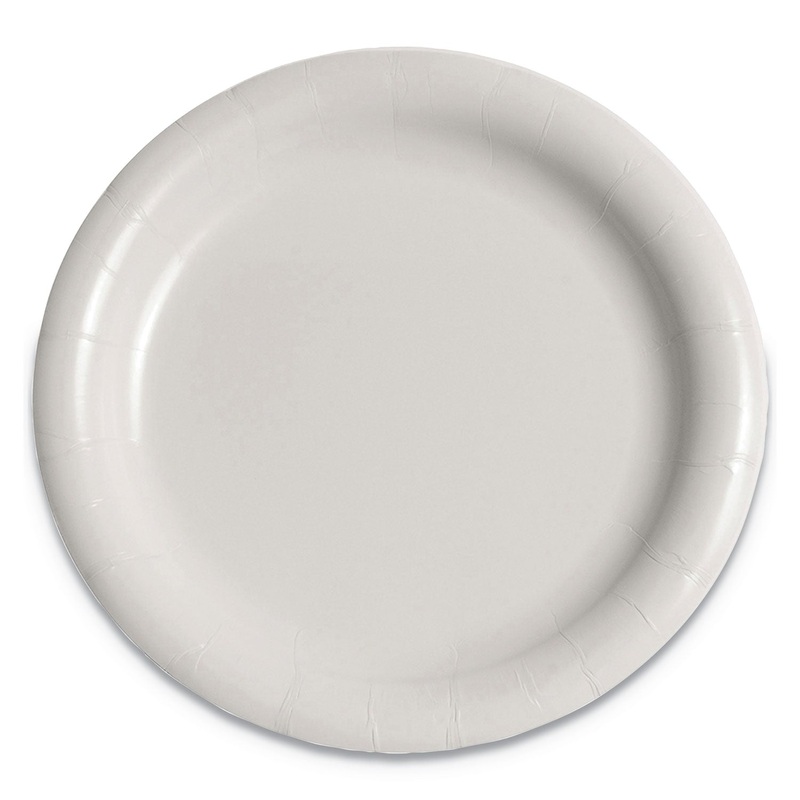 BARE ECO-FORWARD CLAY-COATED PAPER DINNERWARE, PLATE, 6″ DIAMETER, 1000/CARTON