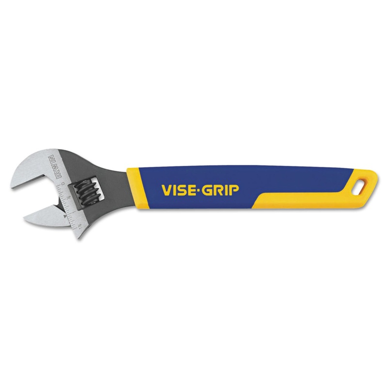Irwin Vise-Grip Adjustable Wrench, 10″ Long, 1 1/4″ Jaw Capacity