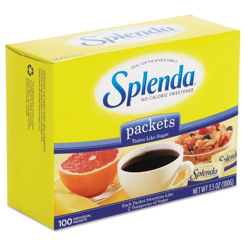 NO CALORIE SWEETENER PACKETS, 0.035 OZ PACKETS, 1200 CARTON