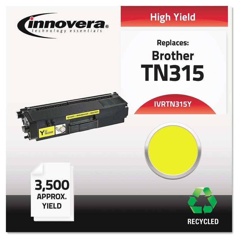 REMANUFACTURED TN315Y HIGH-YIELD TONER, 3500 PAGE-YIELD, YELLOW