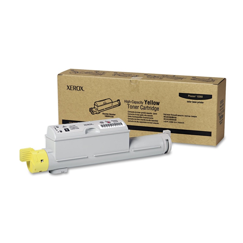 106r01220 High-Yield Toner, 12000 Page-Yield, Yellow