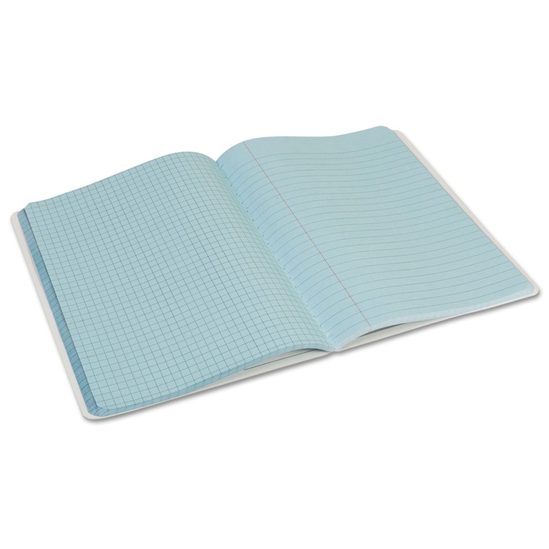 COMPOSITION BOOK, NARROW RULE, BLUE COVER, 9.75 X 7.5, 200 SHEETS