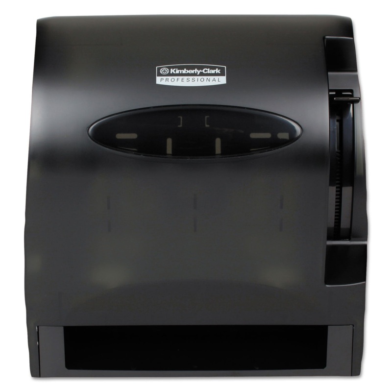 Lev-R-Matic Roll Towel Dispenser, 13 3/10w X 9 4/5d X 13 1/2h, Smoke