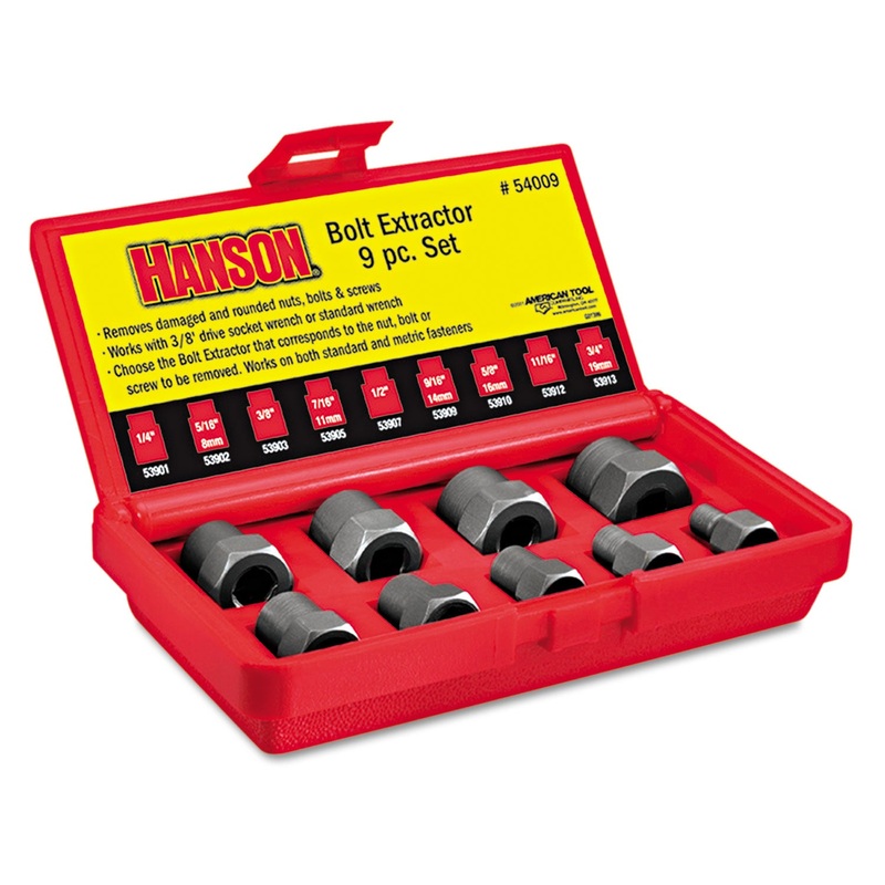 Nine-Piece Bolt Extractor Set