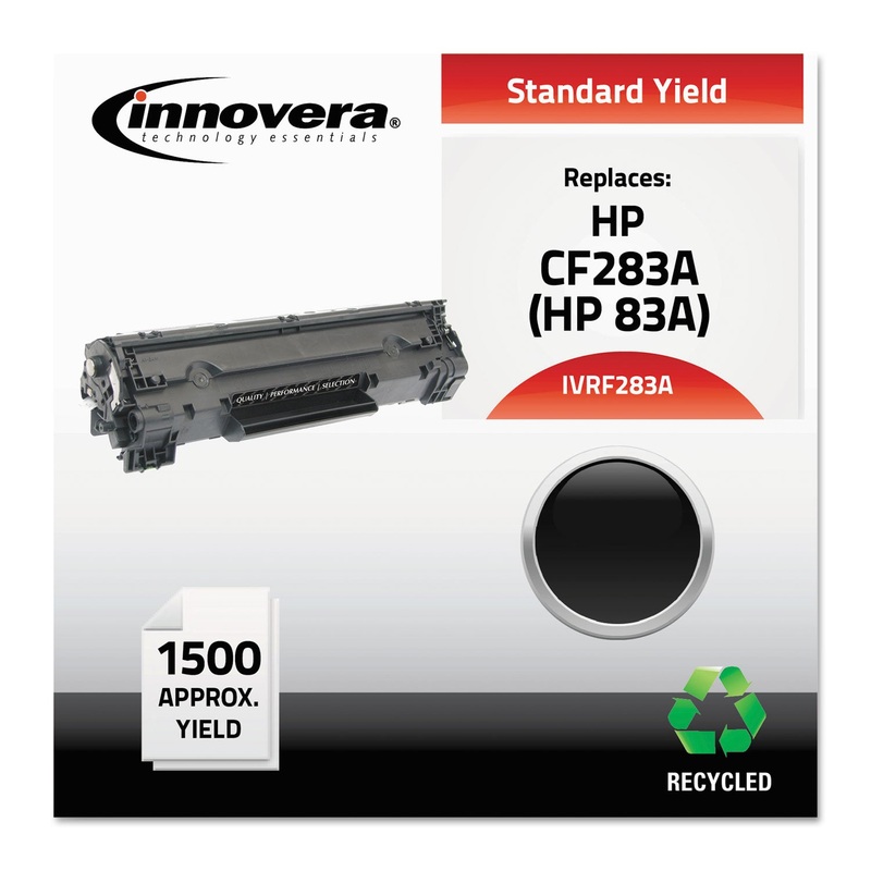 REMANUFACTURED CF283A (83A) TONER, 1500 PAGE-YIELD, BLACK