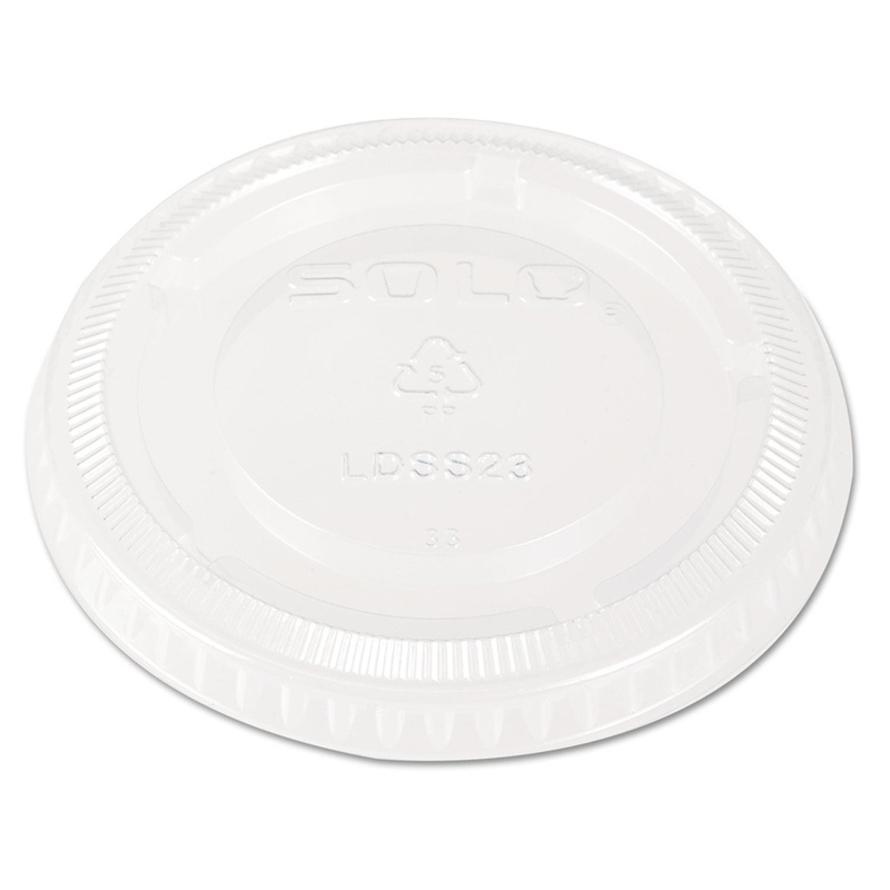 Snaptight Portion Cup Lids, 2.5-3.5 Cups, Clear, 100/sleeve, 25 Sleeves/carton