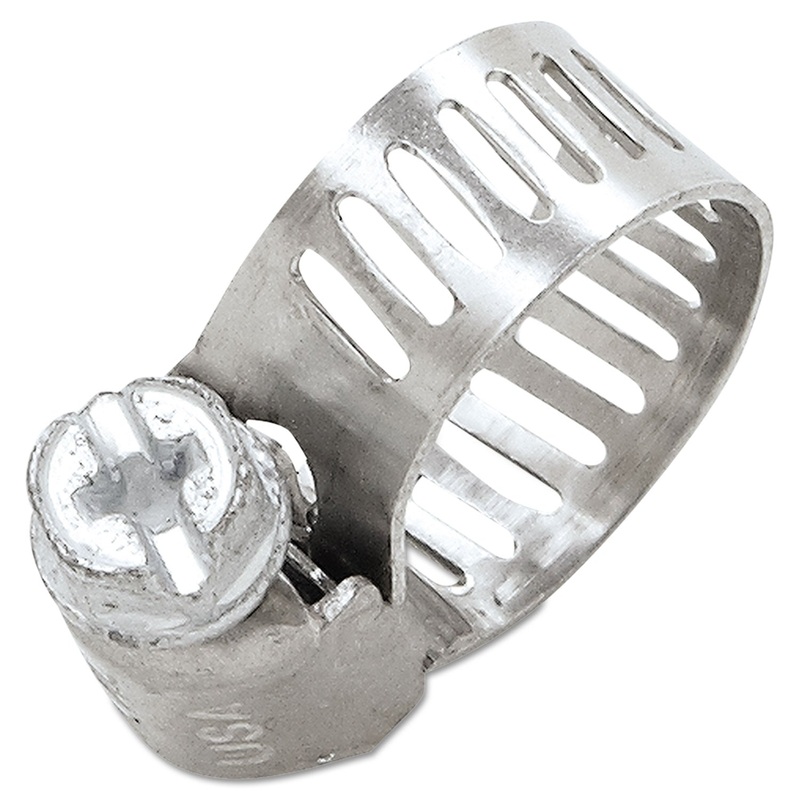 6202 62p Series Small Diameter Clamp, 1/4 To 5/8, 5/16 Ss