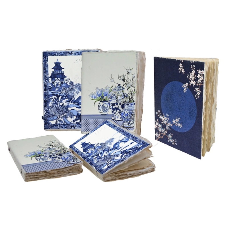 Epigram A5 Blue Japanese – Notebook Zen garden landscape