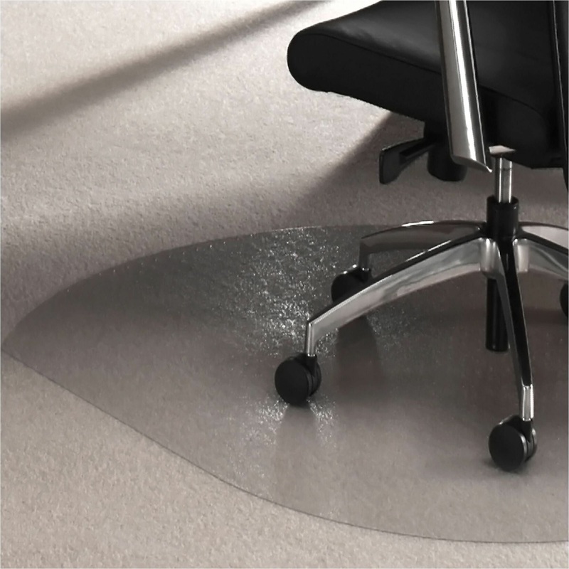 Floortex Polycarbonate Contoured Chair Mat for Carpets up to 1/2″ – 39 x 49″ – Office, Home, Carpeted Floor, Floor, Carpet – 49″ Length x 39″ Width x 0.085″ Depth x 0.085″ Thickness – Contoured – Polycarbonate – Clear – 1 Each – TAA Compliant