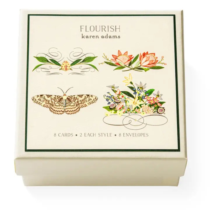 Karen Adams – Flourish Gift Enclosure Box  (2.75″ x 2.75″)