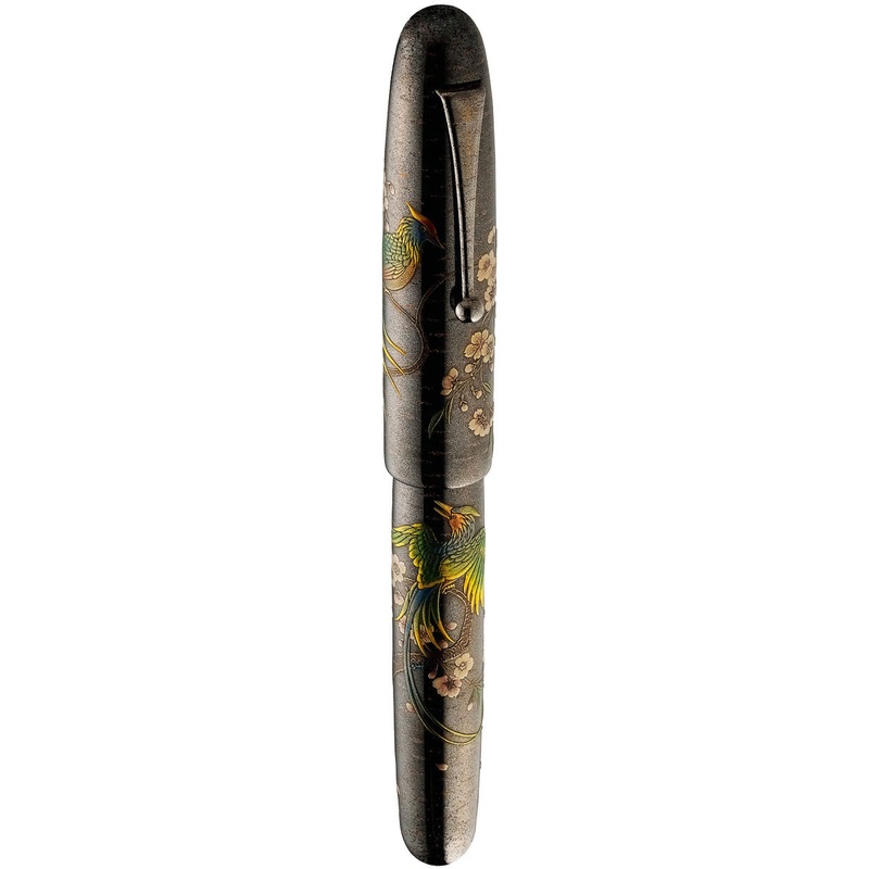 Namiki Rakucho Birds and Weeping Cherry Blossom Fine Medium