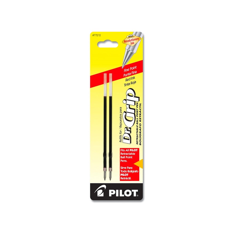 Pilot Dr. Grip Retractable Ballpoint Refills Red 0.7mm