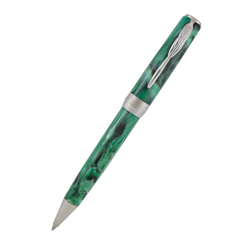 Pineider La Grande Bellezza Gemstones Ballpoint Pen – Malachite Green