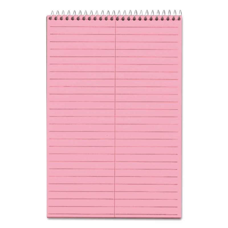 PRISM STENO BOOKS, GREGG RULE, 6 X 9, PINK, 80 SHEETS, 4/PACK