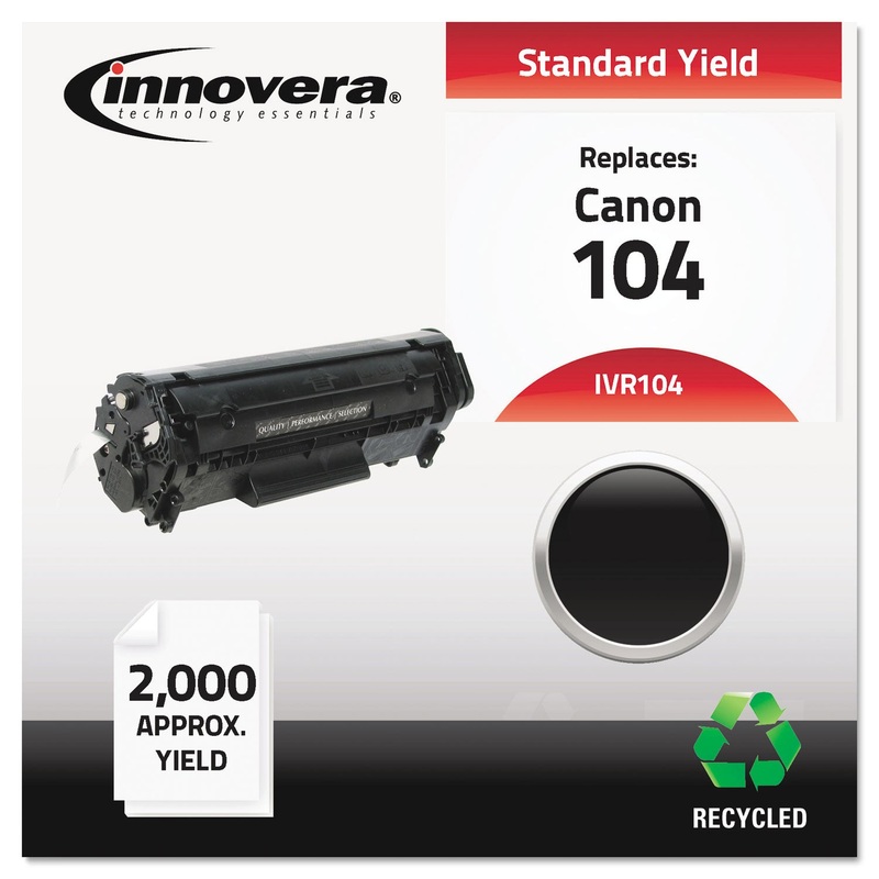 REMANUFACTURED 0263B001AA (104) TONER, 2000 PAGE-YIELD, BLACK