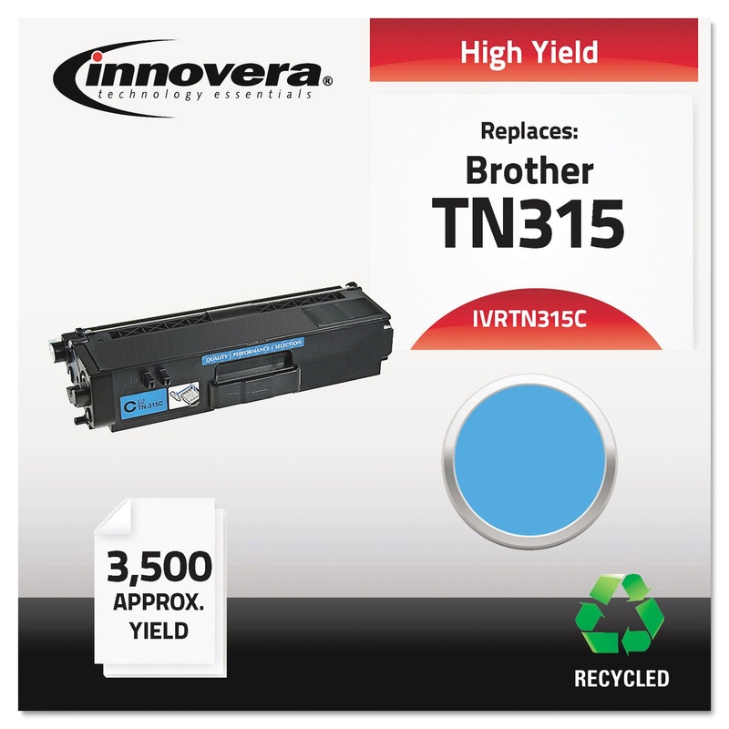 REMANUFACTURED TN315C HIGH-YIELD TONER, 3500 PAGE-YIELD, CYAN
