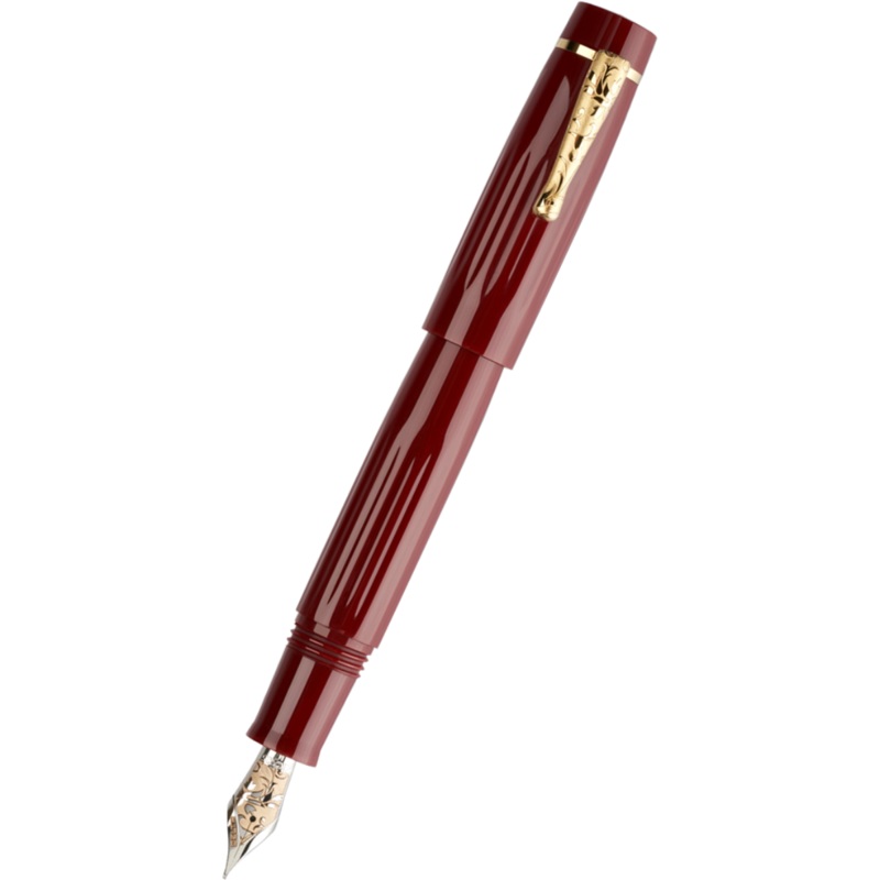 Delta Bio+16 Fountain Pen – Corallo – “KP” #6 14Kt Gold Nib Extra Fine