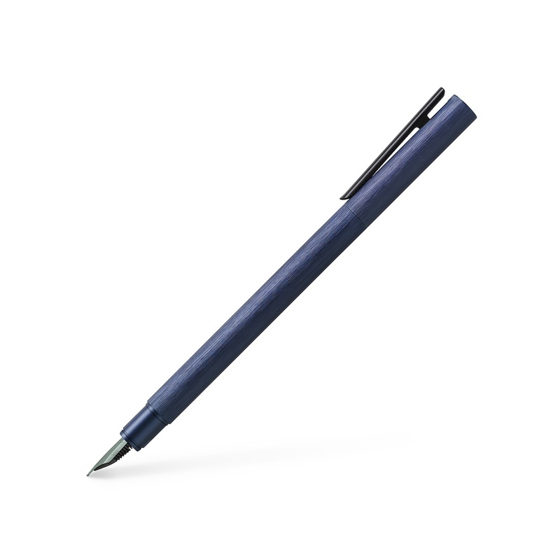 Faber-Castell Aluminum NEO Slim – Fountain Pen Dark Blue Extra Fine
