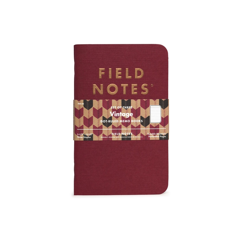 Field Notes Winter 2024 Quarterly Edition Notebook – Vintage (3-Pack)
