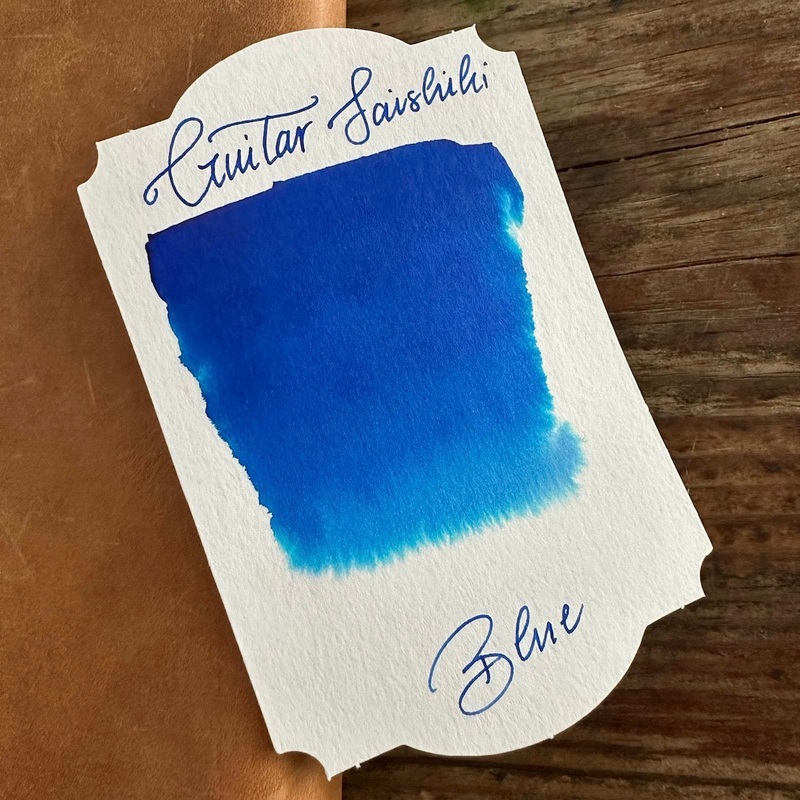 Guitar Saishiki Fountain Pen Ink – Blue