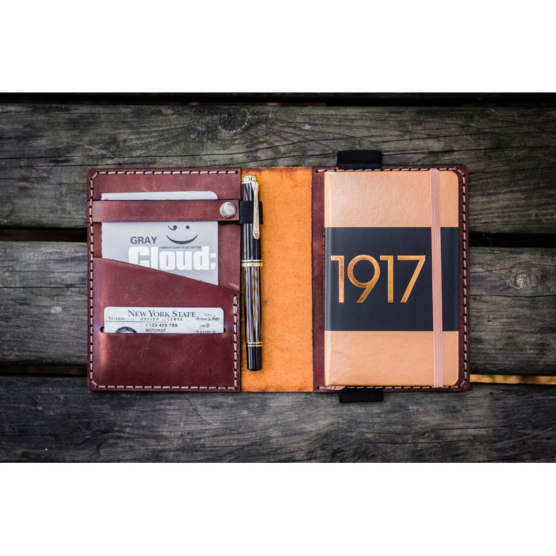 Leather Leuchtturm1917 A6 Notebook Cover – Crazy Horse Tan
