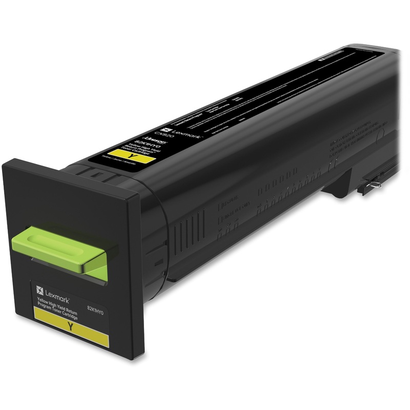 Lexmark Unison Original High Yield Laser Toner Cartridge – Yellow – 1 Each – 17000 Pages