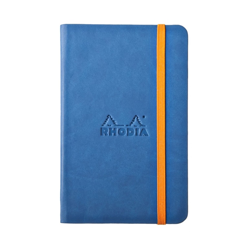 Rhodia Rhodiarama A6 Webbies Notebook in Sapphire – 3.5 x 5.5 Lined