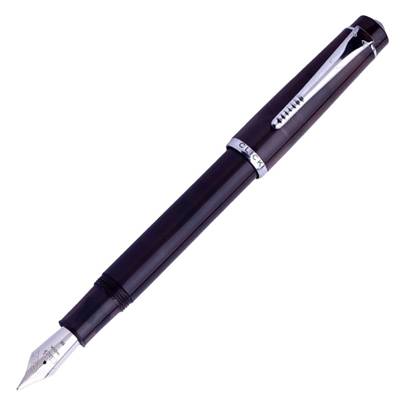 Click President Fountain Pen – Demo Smoky Black CT Fine