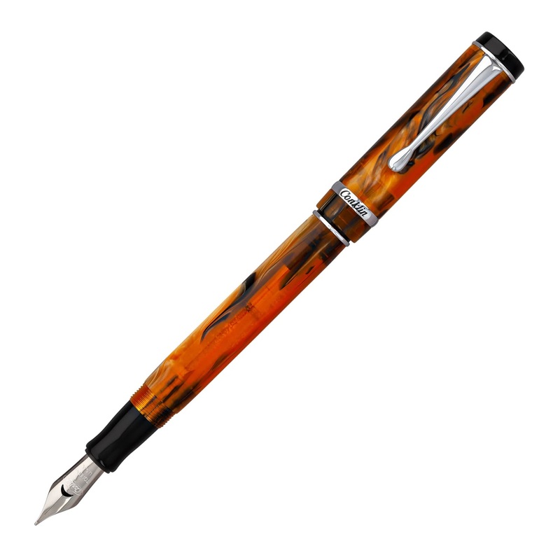 Conklin Duragraph Fountain Pen in Amber Omniflex