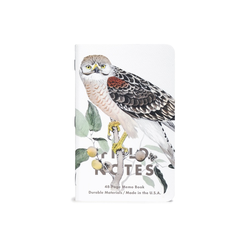 Field Notes Quarterly Edition Notebook – Birds and Trees of North America Series C: Redstart, Cardinal, Redshoulder Hawk (3-Pack)