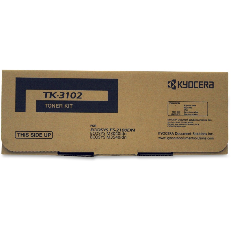 Kyocera Original Laser Toner Cartridge – Black – 1 Each – 12500 Pages