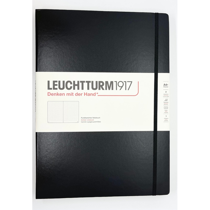 Leuchtturm1917 Master Classic A4 Hardcover Notebook Dotted Black