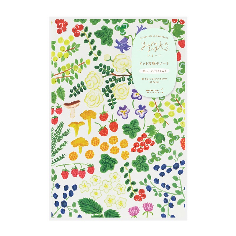 Midori Yuru Log Notebook [B6] – Scandinavia