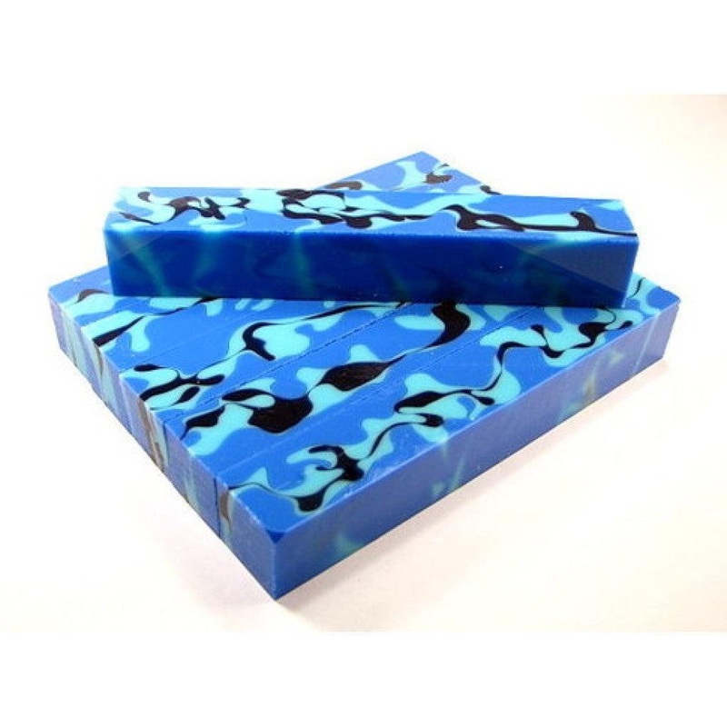 Navy Camo Acrylic Pen Blank