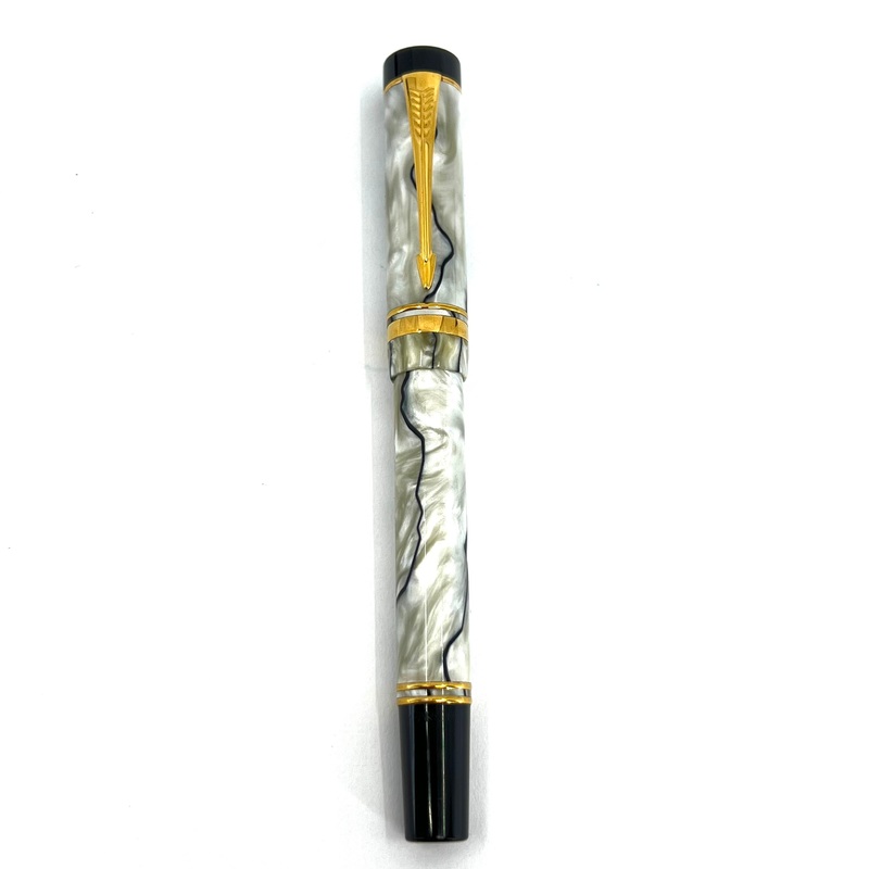 Parker Duofold Pearl & Black Rollerball