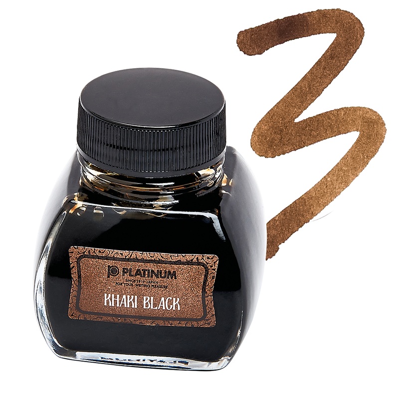 Platinum Ink Khaki Black 60cc