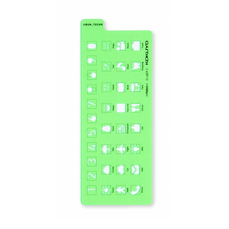 Techo Accessories – Ruler Stencil (Green)