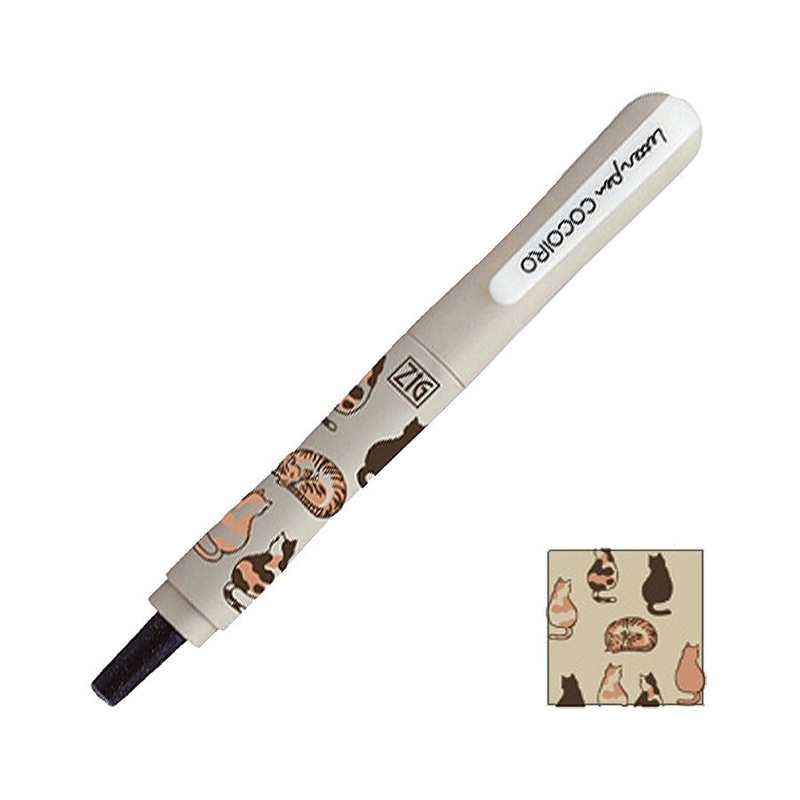 ZIG Letter pen COCOIRO – Cats Rally 2 – Black
